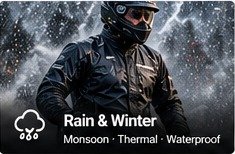 Rain riding gear